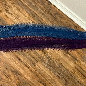 Blue and Purple Scarf
